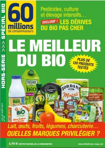 60 millions de consommateurs HS n°199 Le meilleur du bio